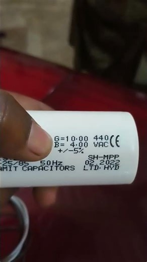 How to Washing machine capacitor changed..