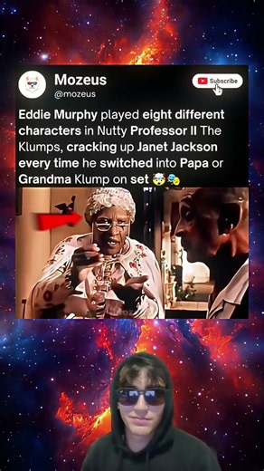 The Secret Behind Eddie Murphy's 8 Characters In The Klumps #acting #legend