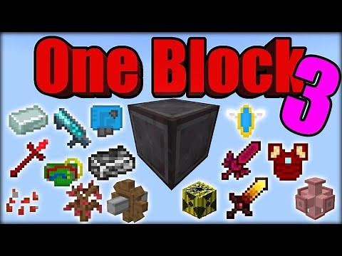 One Block V3 Modpack Minecraft PE (MCPE) Bedrock Edition Addons