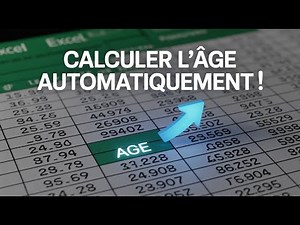 🎂✨ Excel : Calculer l’ÂGE automatiquement ! 🔢✅
