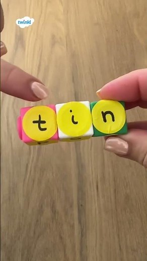 CVC word cubes #phonics