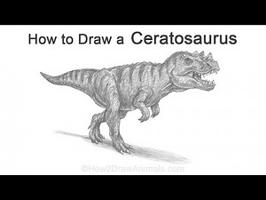 How to Draw a Ceratosaurus