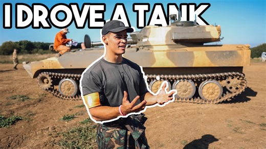 Intense Push Day with Real Tank Driving Action