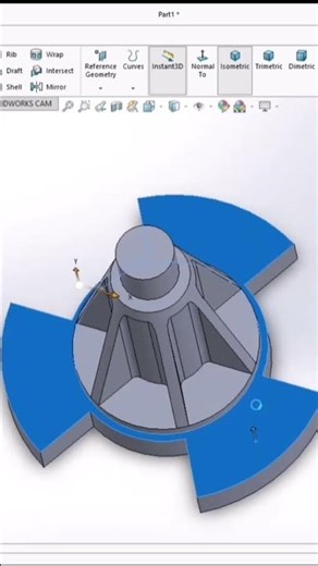 SOLIDWORK MECHANICAL PART DESIGN WITH SKETCH & FULL DIMENSIONS #solidworks #3ddesign