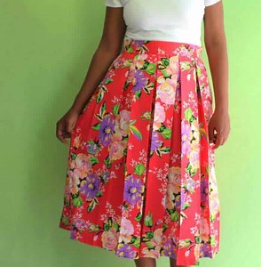 How To Make A Pleated Skirt With Free Pattern