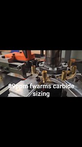 Testing out the carbide sizing die from fw arms. It also features the spring loaded hold down rod, making it the perfect die for placing above your reamer/swage rod | Lithium Machining
