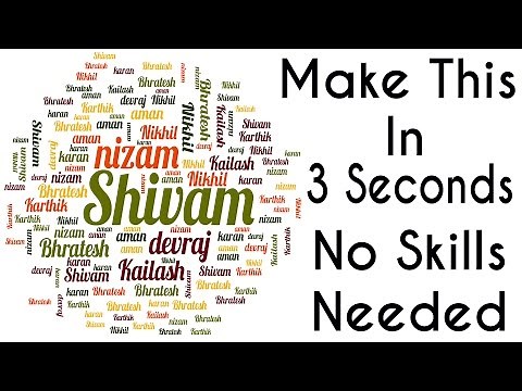 How To Make Word Collage