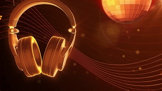 Headphones, Music, Sound. Free Stock Video