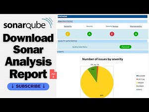 How To Generate Code Analysis Report in SonarQube | Download Sonar Report