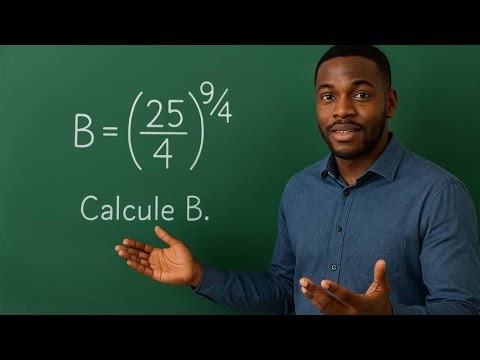 Calcul de cette puissance. #mathematiques #maths #école