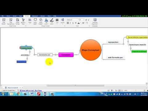 Video cómo elaborar mapa conceptual con Mindjet MindManager