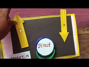 direct and inverse proportion.working model @s.kteachingaidsandideas