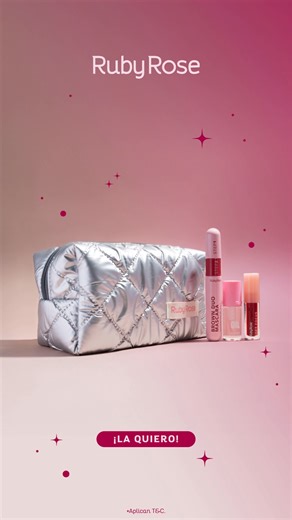  Los kits Ruby Rose traen tus favoritos, pestañina café, lip oil de sandía (Nuevo empaque)  y tinta de labios  ¡Y recibe de regalo una cosmetiquera plateada que amamos! ✨ | Ruby Rose Colombia | Facebook