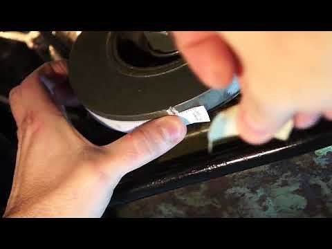 1968 MGC Marking Crank Pulley for Engine Timing