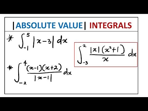 Absolute Value Integrals