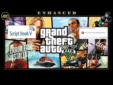 🔧 How to Install & Use Script Hook V in GTA 5 Enhanced | No Errors | Step-by-Step Guide 🔧 mg77