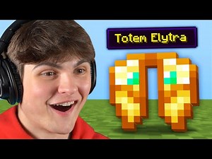 I Added CUSTOM ELYTRA to Minecraft...