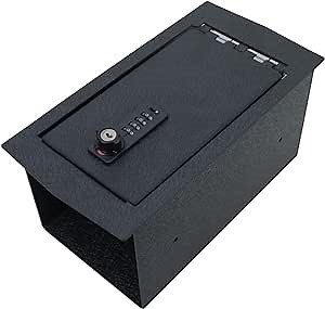Center Console Safe Vault - KEREN Console Gun Safe Box Compatible with Subaru Outback 2015-2019, 4-Digit Combination Lock with Key