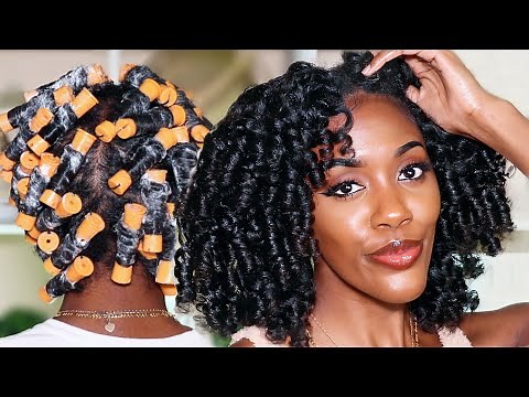 GOODBYE FRIZZ! QUICK & EASY PERM ROD SET ON NATURAL HAIR *EXPLAINED* | PERM ROD 101 EP 2