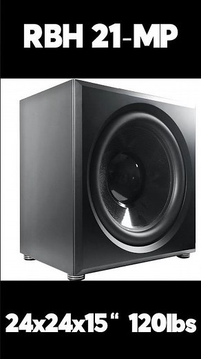 DID YOU KNOW This is a Mini 21 Inch RBH Subwoofer