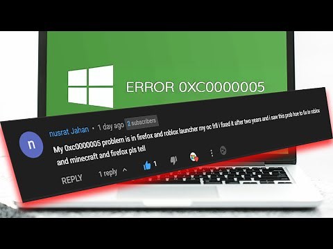 how to solve 0xc0000005 in Roblox launcher and Minecraft, Firefox [ Quick Tutorial ]