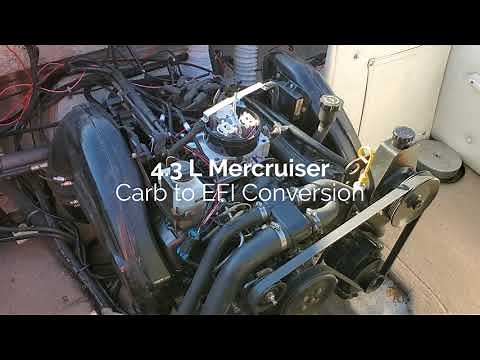 4 3L Mercruiser Carb to EFI Conversion
