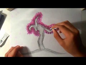 Dessiner un arbre japonais