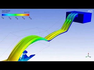 Hydraulic Part 7/7 - ANSYS CFX Spillway - CFD Simulation