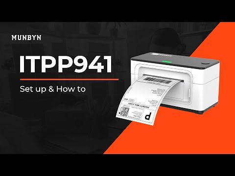 How to Setup and Print Labels with the MUNBYN RealWriter 941 Label Printer?