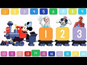 123: Learn Numbers 1–20 with Mickey Mouse | Counting Song for Kids