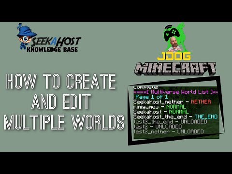 How to Create Multiple Worlds on Your Minecraft Server with Multiverse Core (Java)