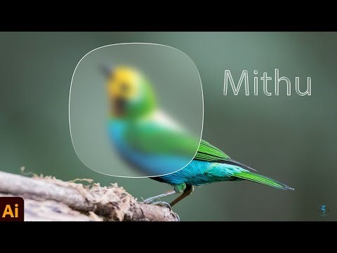 Glassmorphism Made Easy in Adobe Illustrator | Apple's Liquid Glass Effect | S Graphic Design