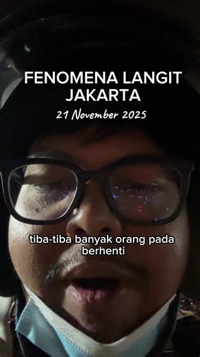 Fenomena Langit Jakarta 21 November 2025