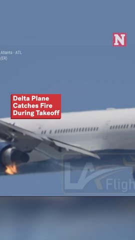 Delta Boeing Plane Catches On Fire During Takeoff At LAX