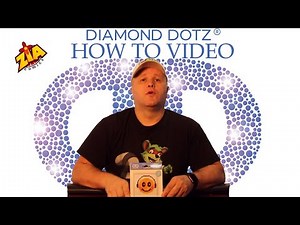 Instructions for Diamond Dotz art kit