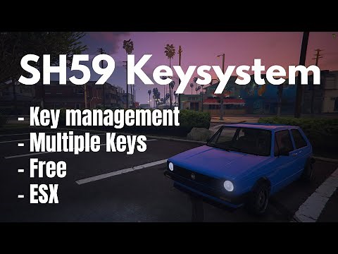 SH59 Keysystem Showcase (Key Management System / FiveM ESX ) [EN & DE Subtitles]