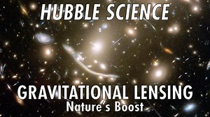 Up for an astronomy lesson? 🌌 Gravitational lensing is nature’s “magnifying glass,” and it allows us to see details from distant galaxies. But how does it work? Find out in this video ⬇️ | NASA's Hubble Space Telescope
