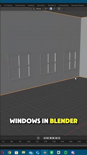 How to Make Windows in Blender in Under 1 Minute!