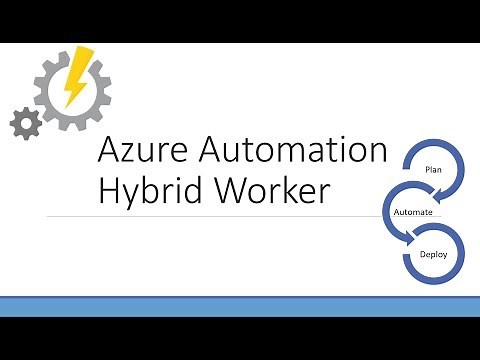 Azure Automation Hybrid Worker Setup and RunAs Account