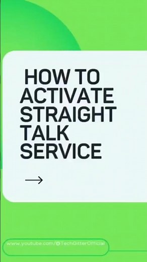 Activate Your Straight Talk Service in MINUTES!