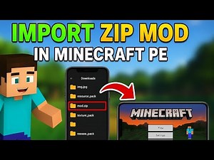 How to Import ZIP Mod File into Minecraft PE (Easy Tutorial)