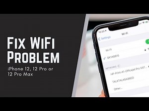 How to Fix WiFi problem or Disconnecting Issue on iPhone 12, 12 Pro or 12 Pro Max