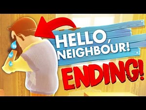 IS THE NEIGHBOR CRYING?? (ENDING) - Hello Neighbor Ending Alpha 3 Update Gameplay