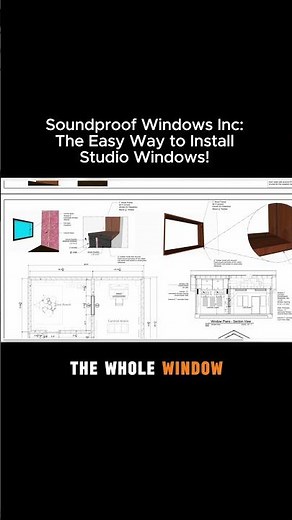 Soundproof Windows Inc: The Easy Way to Install Studio Windows!