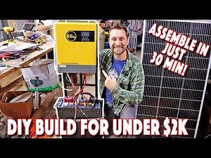 Extreme Budget DIY Portable Solar Power Station! With 5000w Of Solar Input!