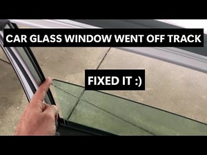 How to Fix a Car Window That Went Off Track | Simple DIY Repair