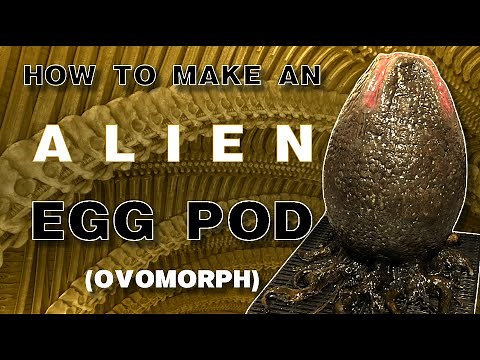 How I Made a Xenomorph Egg (Ovomorph) | DIY Alien Prop Build Tutorial with Foam Clay & 3D Printing