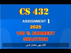 cs 432 assignment 1 solution fall 2025