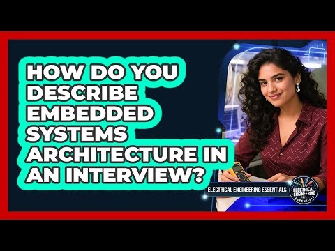 How Do You Describe Embedded Systems Architecture In An Interview?
