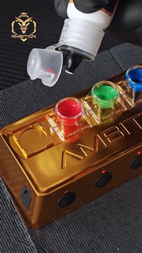 1.4M views · 19K reactions | Ambition A1 Tattoo Ink Mixer Machine ✨ ⚡ 3 Speed Levels + Independent Switches → Mix your colors smooth & fast.  Waterproof & easy to clean → Works perfectly with tattoo ink, eyebrow pigments, watercolor, cosmetic liquids & more. | Ambition Tattoo Machines | Facebook